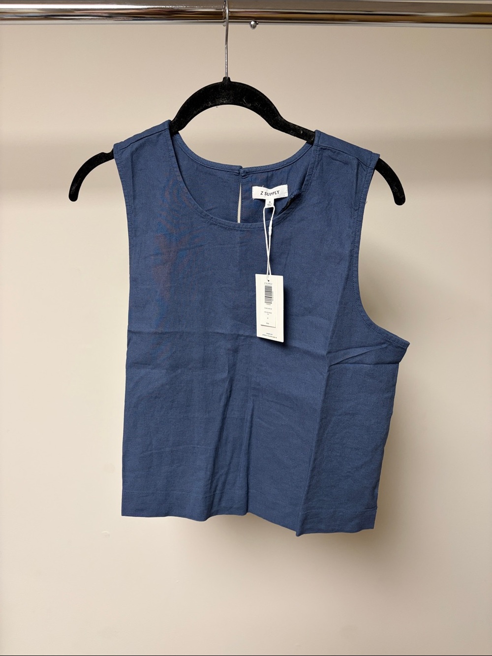 Z supply Sloane linen top vintage indigo
